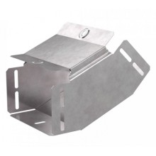 Угол вертикальный внутренний 45 градусов с крышкой Стандарт 150х100 Промрукав (PR16.0538)