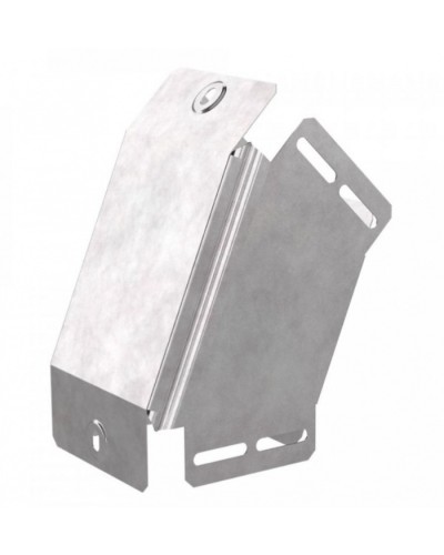 Угол вертикальный внешний 45 градусов с крышкой Стандарт 100х100 Промрукав (PR16.0553) в Хабаровске Аксессуары для лотков Pintop.ru