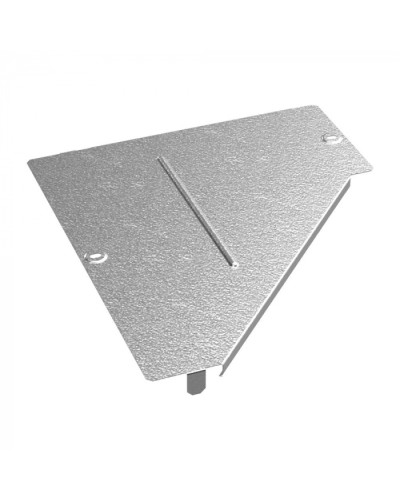 Крышка переходника левого Стандарт HDZ 400х150 Промрукав (PR16.1983) в Хабаровске Аксессуары для лотков Pintop.ru