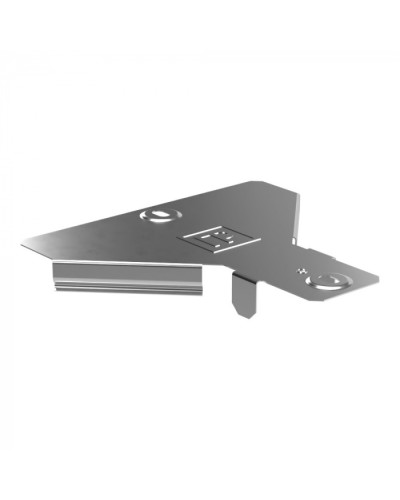 Крышка ответвителя горизонтального Стандарт INOX (AISI 304) 50 Промрукав (PR16.2649) в Хабаровске Аксессуары для лотков Pintop.ru