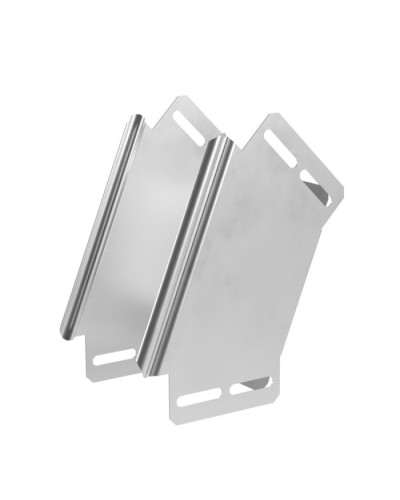 Угол вертикальный внешний 45 градусов Стандарт INOX (AISI 304) 100х100 Промрукав (PR16.2900) в Хабаровске Аксессуары для лотков Pintop.ru