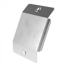 Крышка угла вертикального внешнего 45 градусов Стандарт INOX (AISI 304) 150 Промрукав (PR16.2921)