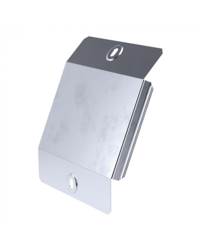 Крышка угла вертикального внешнего 45 градусов Стандарт INOX (AISI 316) 150 Промрукав (PR16.2951) в Хабаровске Аксессуары для лотков Pintop.ru