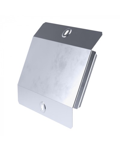 Крышка угла вертикального внешнего 45 градусов Стандарт INOX (AISI 316) 200 Промрукав (PR16.2952) в Хабаровске Аксессуары для лотков Pintop.ru