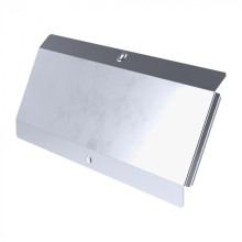 Крышка угла вертикального внешнего 45 градусов Стандарт INOX (AISI 316) 600 Промрукав (PR16.2956)