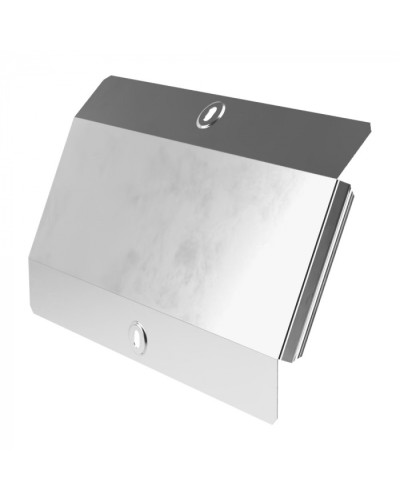 Крышка угла вертикального внешнего 90 градусов Стандарт INOX (AISI 304) 300 Промрукав (PR16.3013) в Хабаровске Аксессуары для лотков Pintop.ru