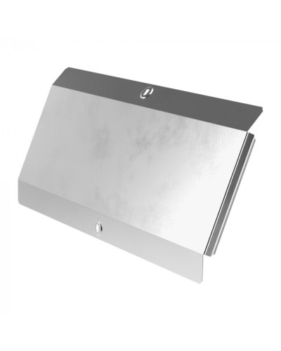 Крышка угла вертикального внешнего 90 градусов Стандарт INOX (AISI 304) 500 Промрукав (PR16.3015) в Хабаровске Аксессуары для лотков Pintop.ru