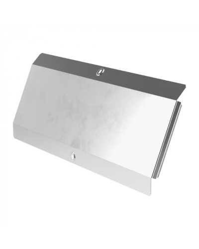 Крышка угла вертикального внешнего 90 градусов Стандарт INOX (AISI 304) 600 Промрукав (PR16.3016) в Хабаровске Аксессуары для лотков Pintop.ru