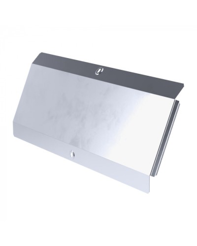 Крышка угла вертикального внешнего 90 градусов Стандарт INOX (AISI 316) 600 Промрукав (PR16.3046) в Хабаровске Аксессуары для лотков Pintop.ru