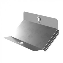 Крышка угла вертикального внутреннего 45 градусов Стандарт INOX (AISI 304) 200 Промрукав (PR16.3166)