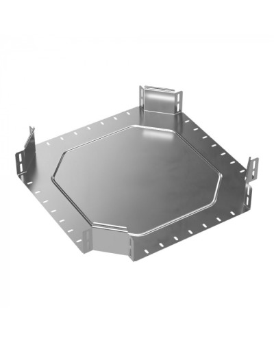 Ответвитель Х-образный Стандарт INOX (AISI 304) 400х100 Промрукав (PR16.3186) в Хабаровске Аксессуары для лотков Pintop.ru