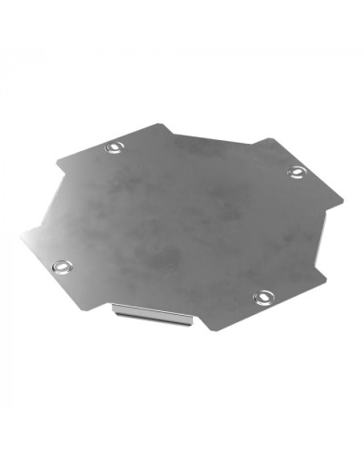 Крышка ответвителя Х-образного Стандарт INOX (AISI 304) 150 Промрукав (PR16.3195) в Хабаровске Аксессуары для лотков Pintop.ru