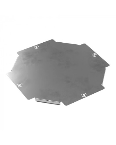 Крышка ответвителя Х-образного Стандарт INOX (AISI 304) 200 Промрукав (PR16.3196) в Хабаровске Аксессуары для лотков Pintop.ru