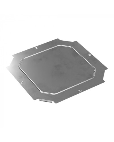 Крышка ответвителя Х-образного Стандарт INOX (AISI 304) 400 Промрукав (PR16.3198) в Хабаровске Аксессуары для лотков Pintop.ru