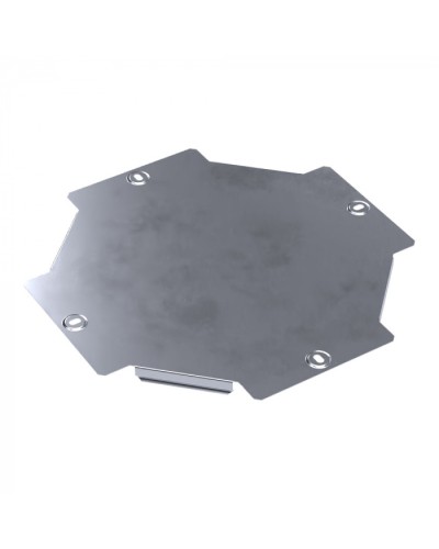 Крышка ответвителя Х-образного Стандарт INOX (AISI 316) 150 Промрукав (PR16.3225) в Хабаровске Аксессуары для лотков Pintop.ru