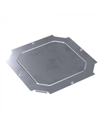 Крышка ответвителя Х-образного Стандарт INOX (AISI 316) 400 Промрукав (PR16.3228) в Хабаровске Аксессуары для лотков Pintop.ru