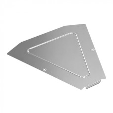 Крышка угла горизонтального 45 градусов Стандарт INOX (AISI 304) 500 Промрукав (PR16.3431)