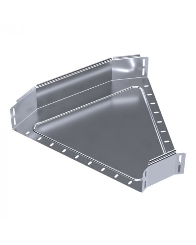 Угол горизонтальный 45 градусов Стандарт INOX (AISI 316) 500х100 Промрукав (PR16.3451) в Хабаровске Аксессуары для лотков Pintop.ru