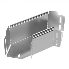 Угол горизонтальный 90 градусов Стандарт INOX (AISI 304) 100х100 Промрукав (PR16.3496)