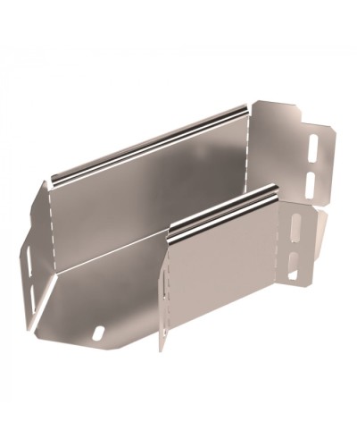 Угол горизонтальный 90 градусов Стандарт INOX (AISI 409) 100х100 Промрукав (PR16.3556) в Хабаровске Аксессуары для лотков Pintop.ru