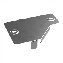 Крышка переходника левого Стандарт INOX (AISI 304) 100х50 Промрукав (PR16.4295)