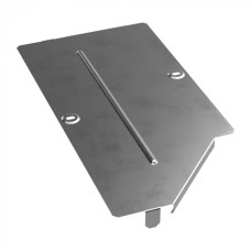 Крышка переходника левого Стандарт INOX (AISI 304) 400х300 Промрукав (PR16.4304)