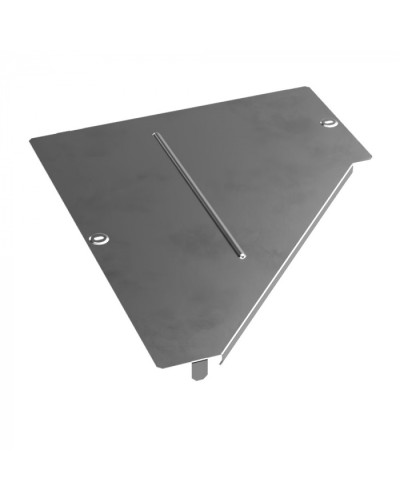 Крышка переходника левого Стандарт INOX (AISI 304) 500х200 Промрукав (PR16.4306) в Хабаровске Аксессуары для лотков Pintop.ru