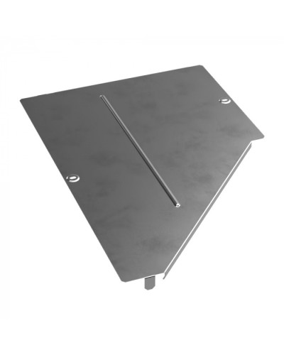 Крышка переходника левого Стандарт INOX (AISI 304) 600х300 Промрукав (PR16.5523) в Хабаровске Аксессуары для лотков Pintop.ru