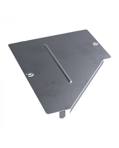 Крышка переходника левого Стандарт INOX (AISI 316) 400х200 Промрукав (PR16.5583) в Хабаровске Аксессуары для лотков Pintop.ru