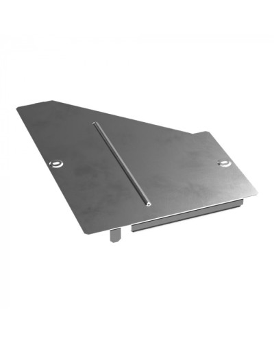 Крышка переходника правого Стандарт INOX (AISI 304) 400х200 Промрукав (PR16.5778) в Хабаровске Аксессуары для лотков Pintop.ru