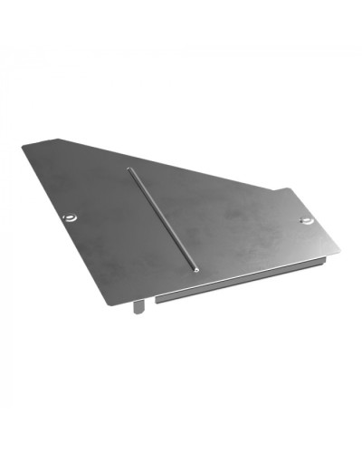 Крышка переходника правого Стандарт INOX (AISI 304) 500х200 Промрукав (PR16.5781) в Хабаровске Аксессуары для лотков Pintop.ru