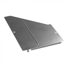 Крышка переходника правого Стандарт INOX (AISI 304) 600х300 Промрукав (PR16.5784)