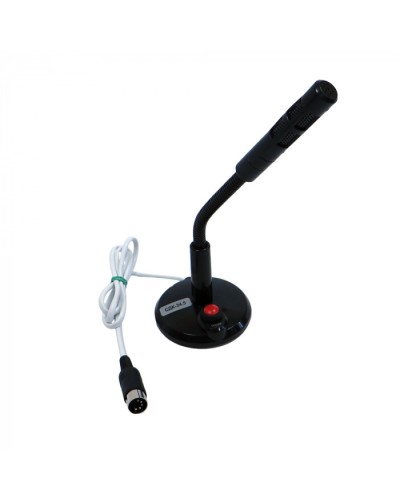 Микрофон диспетчера (разъем 5 вилка) Кристалл СДК-34.5(S/RS) в Хабаровске Дополнительное оборудование для ОПС Pintop.ru