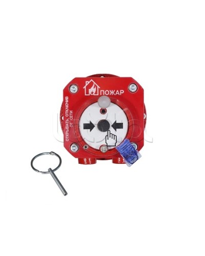 Извещатель пожарный ручной взрывозащищенный Спектрон-512-Exd-А-ИПР-В в Хабаровске Пожарные извещатели (Ex) Pintop.ru