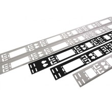 Органайзер вертикальный кабельный в шкаф 24U (черный) ЦМО (ВКО-М-24.150-9005)