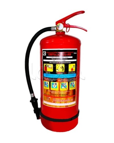 Огнетушитель воздушно-пенный Ярпожинвест ОВП-10(з) в Хабаровске Огнетушители Pintop.ru
