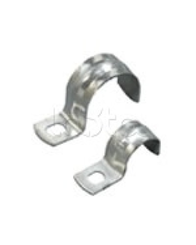 Скоба оцинкованная однолапковая для трубы D50 мм (50 шт/уп) Экопласт 43750-50 в Хабаровске Крепежные изделия Pintop.ru