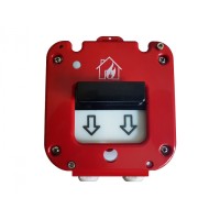 Извещатель пожарный ручной Магнито-контакт ИП 535-50-A «СЕВЕР» ПАШК.42511.126ПС (Ввод из нерж. МКВМ М20В (Бронированный кабель))