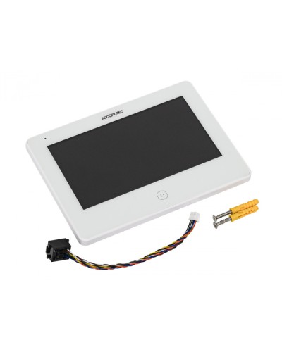 Монитор видеодомофон AccordTec AT-VD 770W WH в Хабаровске Абонентские IP устройства Pintop.ru