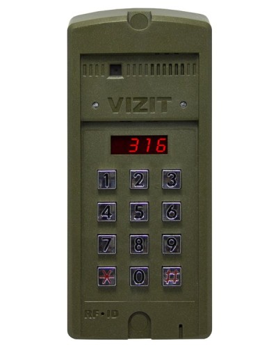 Блок вызова для совместной работы с БУД-302 Vizit БВД-316FCP в Хабаровске Блоки вызова многоабонентные Pintop.ru