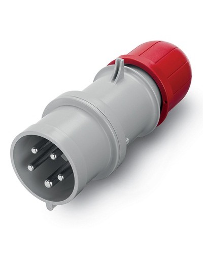 Вилка кабельная IP44 32A 3P+E+N 400V DKC DIS2133237 в Хабаровске Аксессуары для стоек и шкафов Pintop.ru