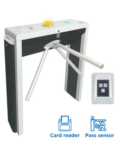 CARDDEX Комплект тумбового турникета со встроенным картоприемником STL-03KEC в Хабаровске Турникеты Pintop.ru