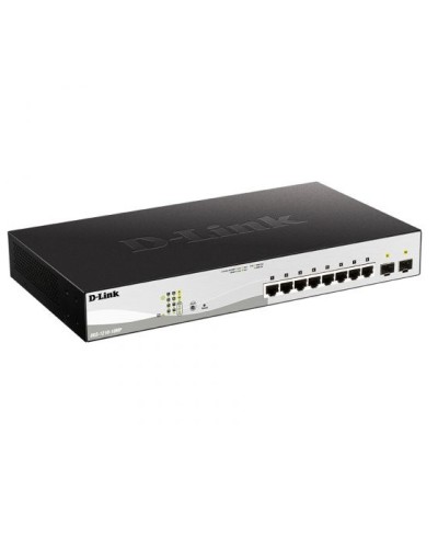 Коммутатор 8 портовый D-Link DGS-1210-10MP/F1A в Хабаровске Коммутаторы Pintop.ru