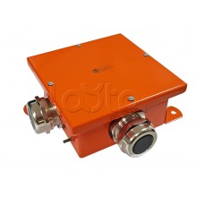 Экопласт SMB120 Коробка металл, огн. E-110,о/п 120х120х60, IP66, 3P, (1,5-10 мм2), оранж.