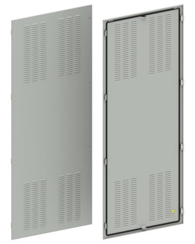 FORMAT Панель задняя вентилируемая 2000х800мм IEK (FO-00-PBV-200-080) в Хабаровске Аксессуары для стоек и шкафов Pintop.ru