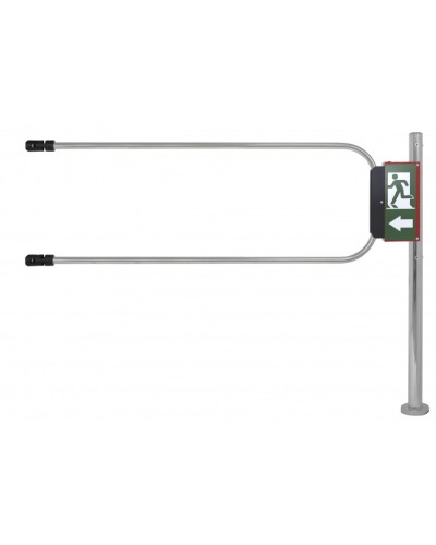 Smartec ST-GR014EC-CR - Калитка аварийного выхода с электромагнитом, хромированная, в комплекте стойка 1000 х D50 мм и створка 1400 х D25 мм. в Хабаровске Калитки Pintop.ru