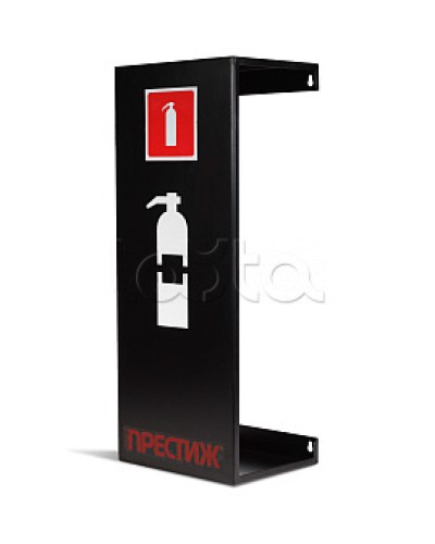 Подставка настенная под огнетушитель ПРЕСТИЖ черная ПОЖТЕХНИКА в Хабаровске Аксессуары для огнетушителей Pintop.ru