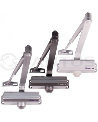 Доводчик дверной Tantos TS-DC085 (Серебро) в Хабаровске Доводчики Pintop.ru
