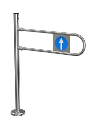 Калитка Ростов-Дон К11М лв ХРОМ (без дуги) Ростов-Дон в Хабаровске Калитки Pintop.ru