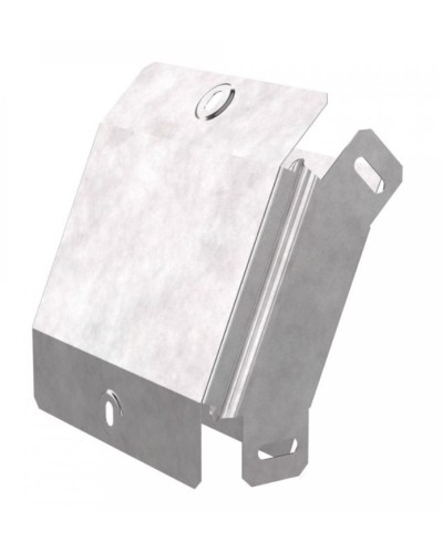 Угол вертикальный внешний 45 градусов с крышкой Стандарт 150х100 Промрукав (PR16.0556) в Хабаровске Аксессуары для лотков Pintop.ru